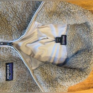 Patagonia Gatos Vest Sherpa Fleece beige